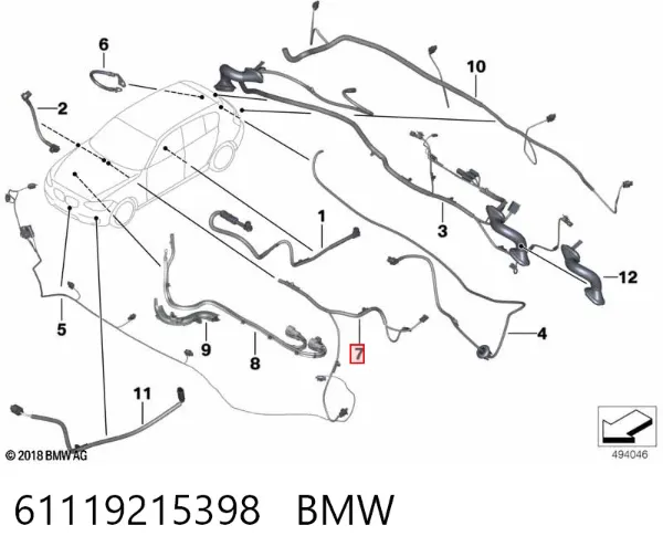 61119215398 BMW