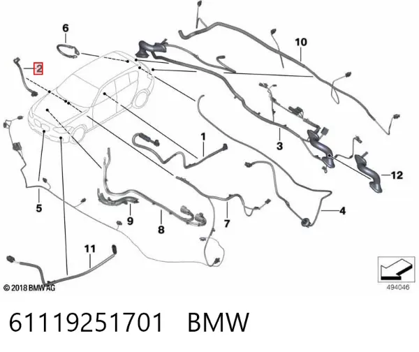  61119251701 BMW