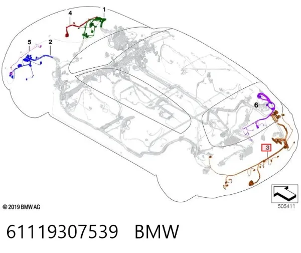  61119307539 BMW