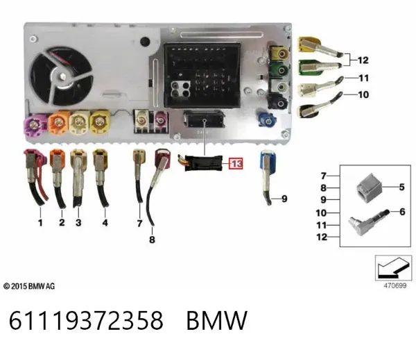  61119372358 BMW