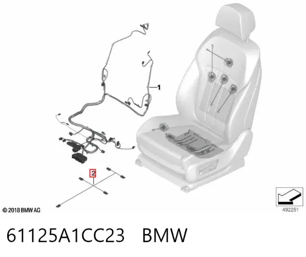  61125A1CC23 BMW