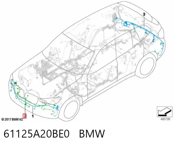  61125A20BE0 BMW