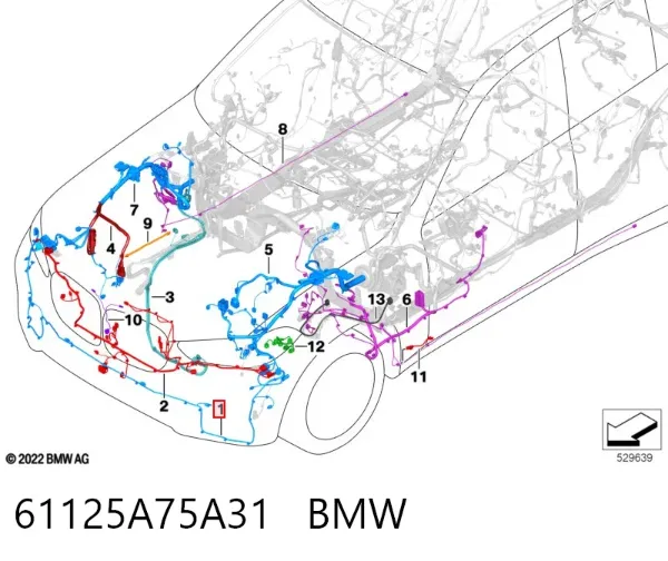  61125A75A31 BMW