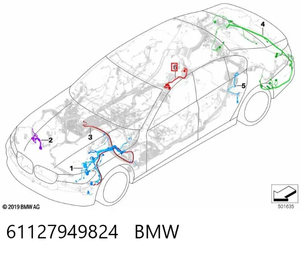  61127949824 BMW