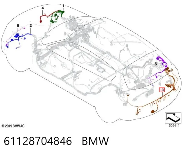  61128704846 BMW