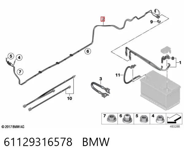  61129316578 BMW