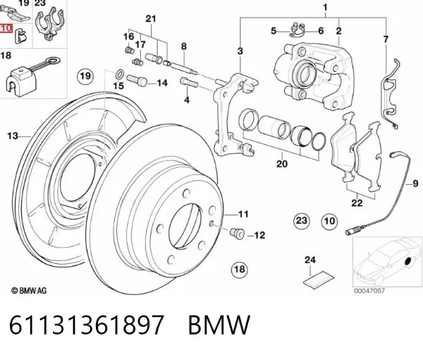  61131361897 BMW