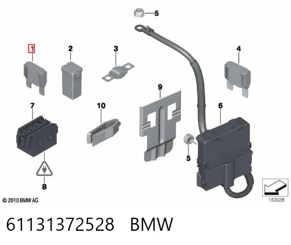 Предохранители 61131372528 BMW