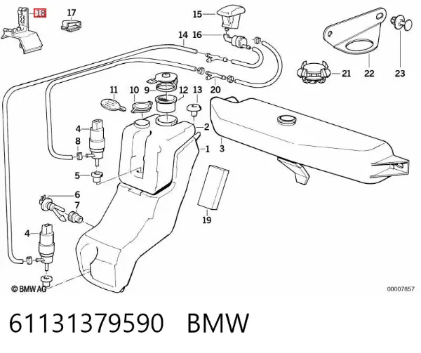  61131379590 BMW