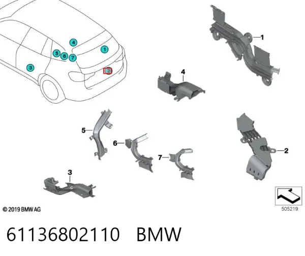  61136802110 BMW