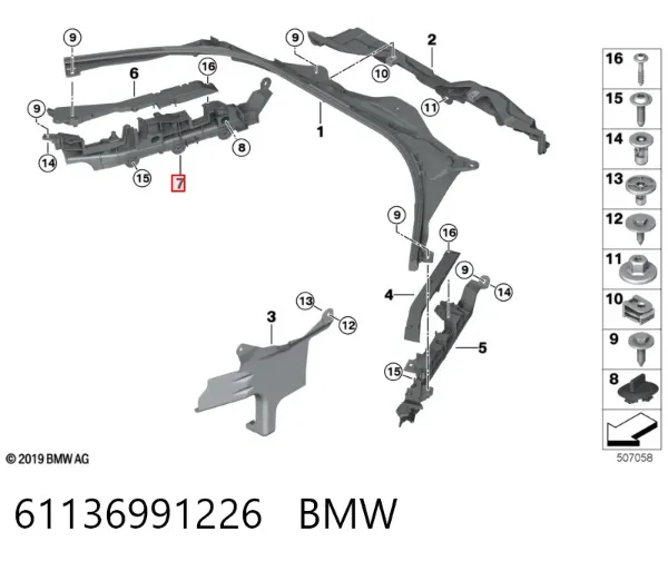  61136991226 BMW