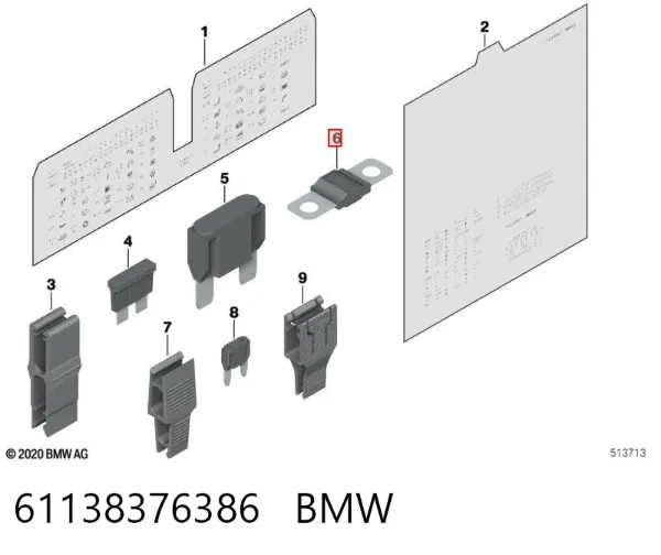  61138376386 BMW