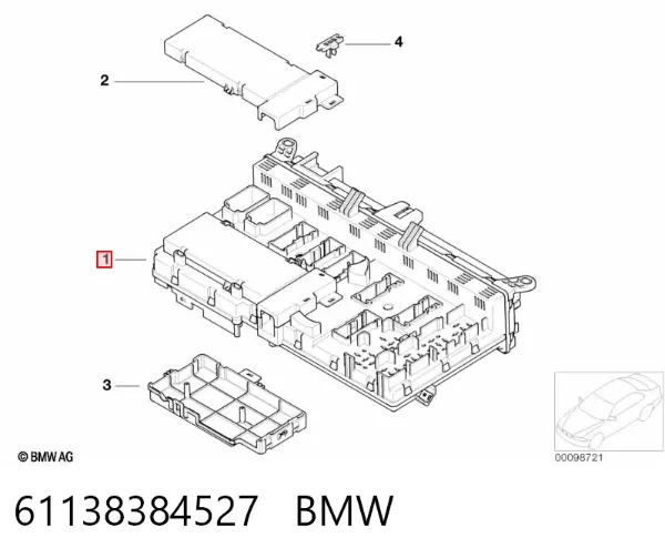 Блок предохранителей 61138384527 BMW