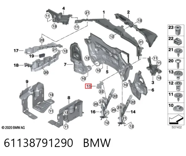  61138791290 BMW