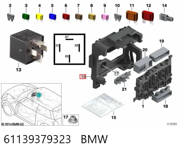  61139379323 BMW