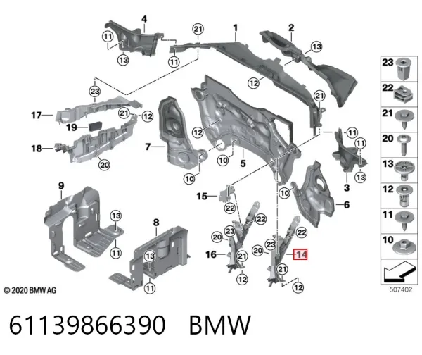  61139866390 BMW
