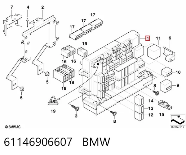 Блок предохранителей BMW 3 E91