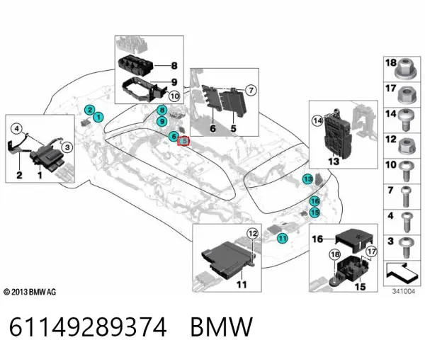  61149289374 BMW