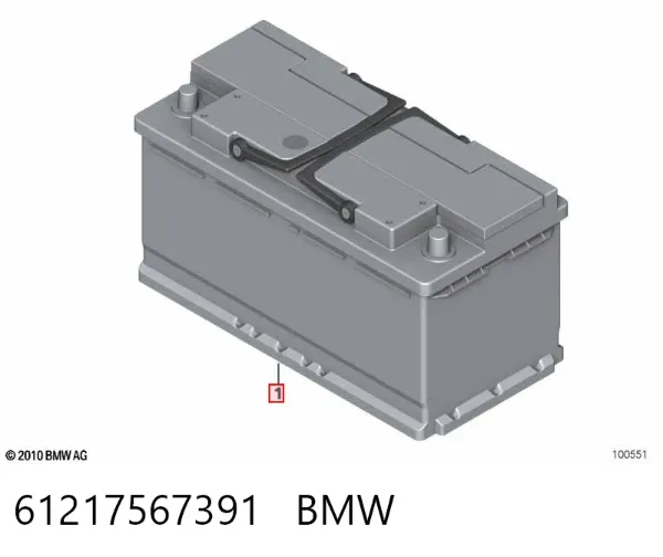 Аккумулятор 61217567391 BMW