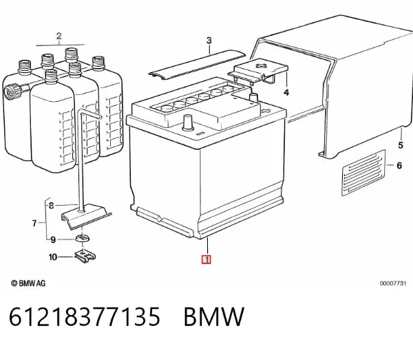 Аккумулятор 61218377135 BMW