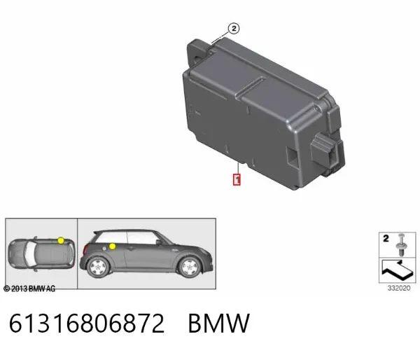  61316806872 BMW