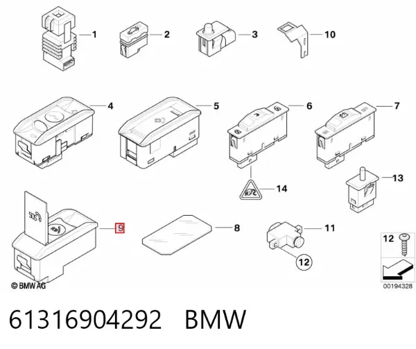  61316904292 BMW