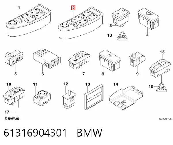  61316904301 BMW