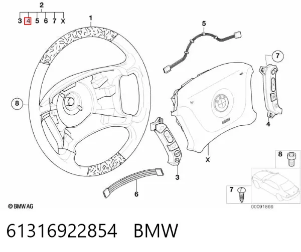  61316922854 BMW