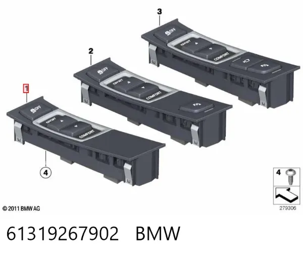 Панель приборов 61319267902 BMW