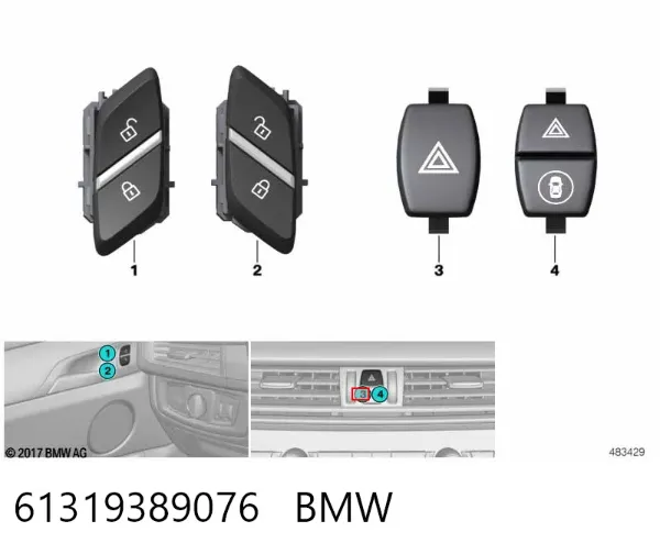  61319389076 BMW