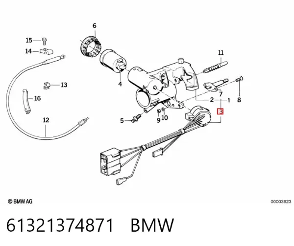 Контактная группа 61321374871 BMW