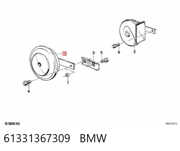 Звуковой сигнал 61331367309 BMW