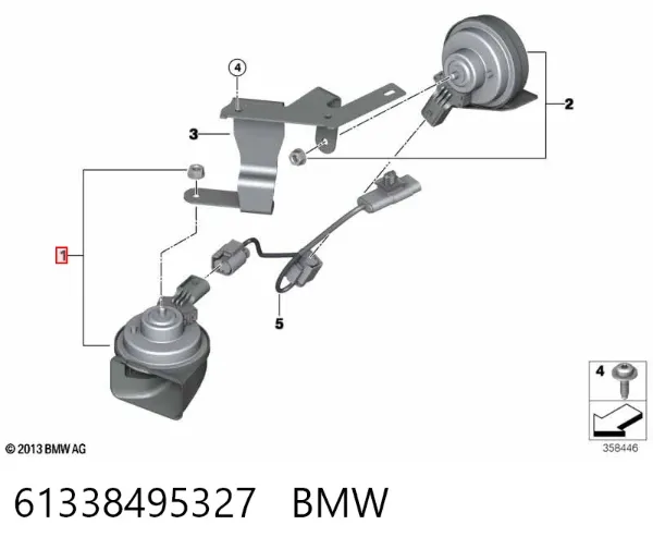  61338495327 BMW