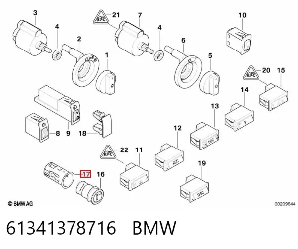  61341378716 BMW