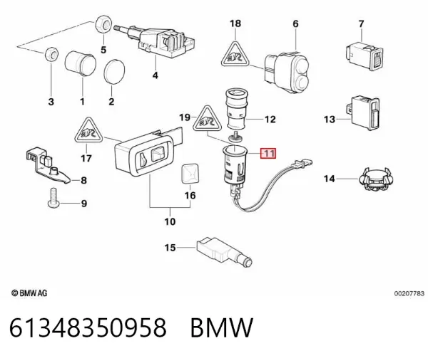  61348350958 BMW