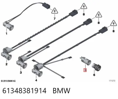Гнездо (розетка) прикуривателя BMW 61348381914