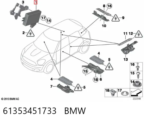  61353451733 BMW