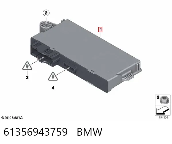 Блок комфорта 61356943759 BMW
