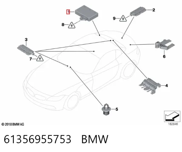  61356955753 BMW