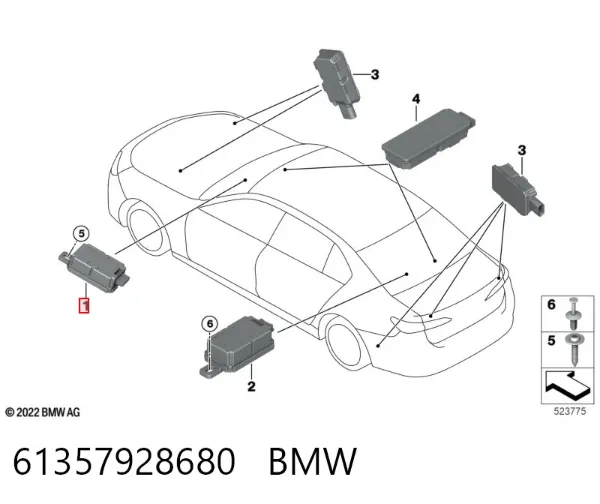  61357928680 BMW