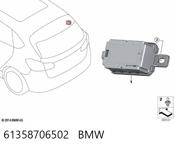  61358706502 BMW