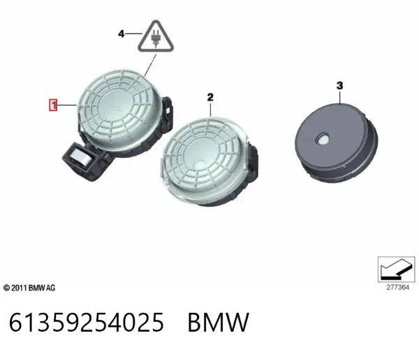 Датчик дождя 61359254025 BMW