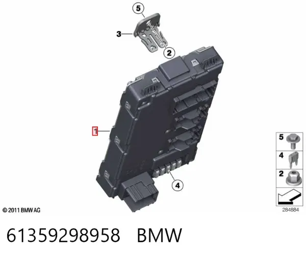 Блок предохранителей 61359298958 BMW