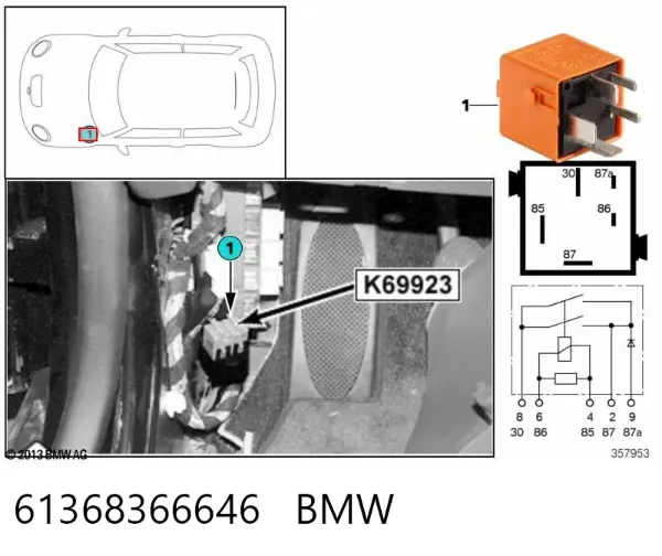  61368366646 BMW