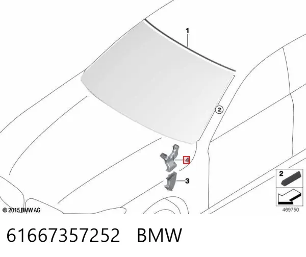  61667357252 BMW