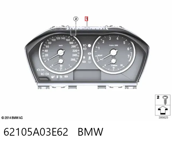 Панель приборов 62105A03E62 BMW