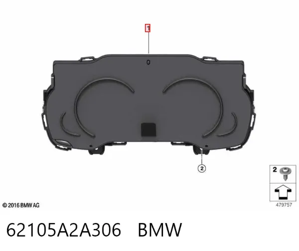 Панель приборов 62105A2A306 BMW
