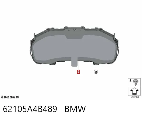 Панель приборов 62105A4B489 BMW