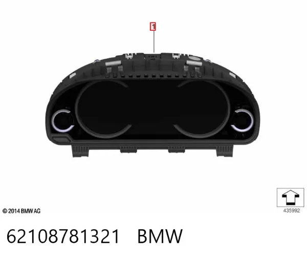 Панель приборов 62108781321 BMW