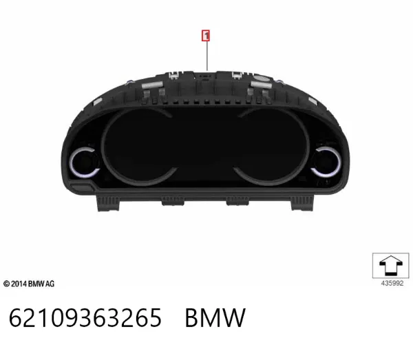 Панель приборов 62109363265 BMW